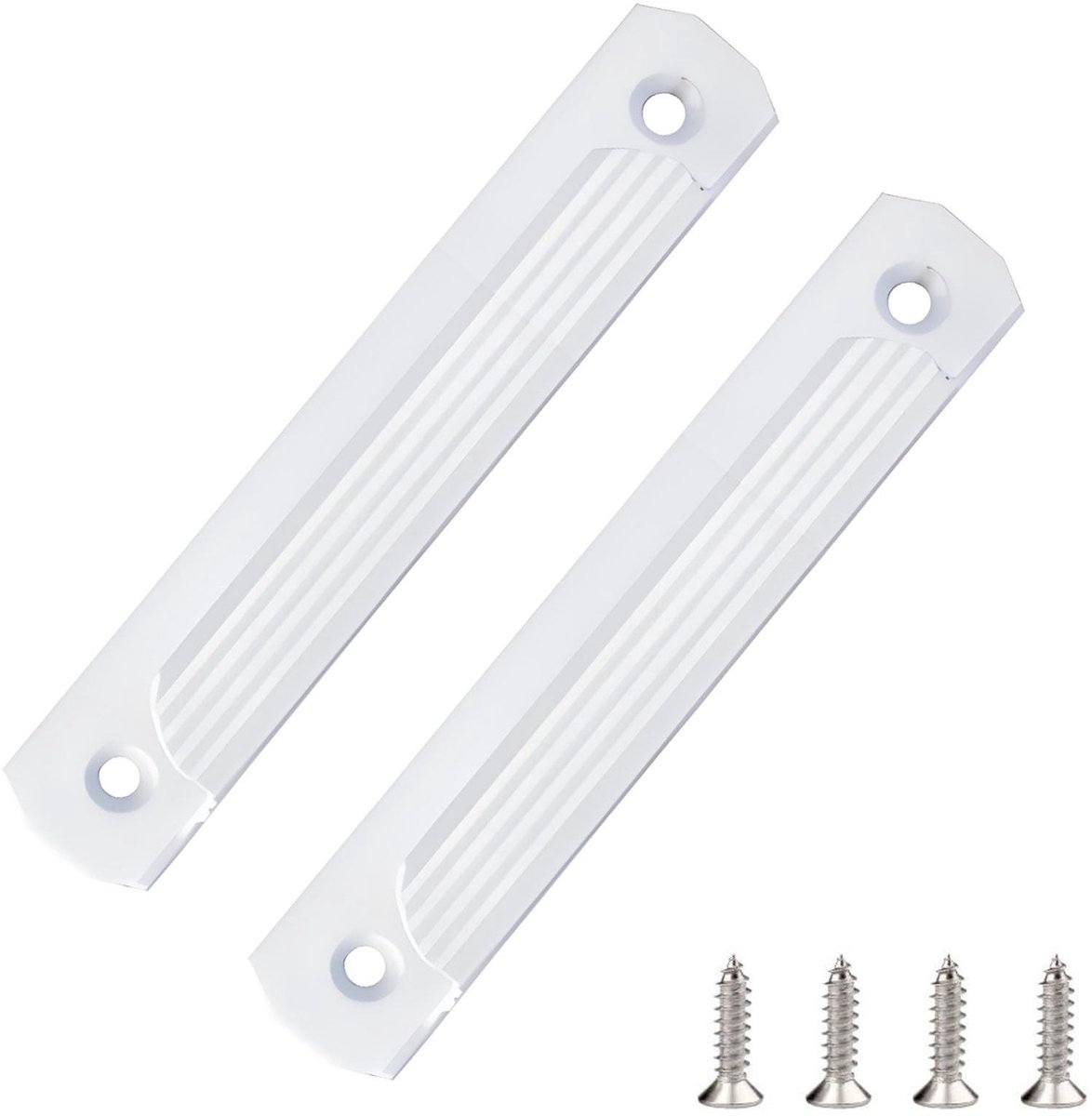 Dailygoods- Balkondeurgreep Aluminiumlegering - Deurgreep Buiten - Schuifdeurgreep - Handgreep - Meubelbeslag - Set van 2 Stuks