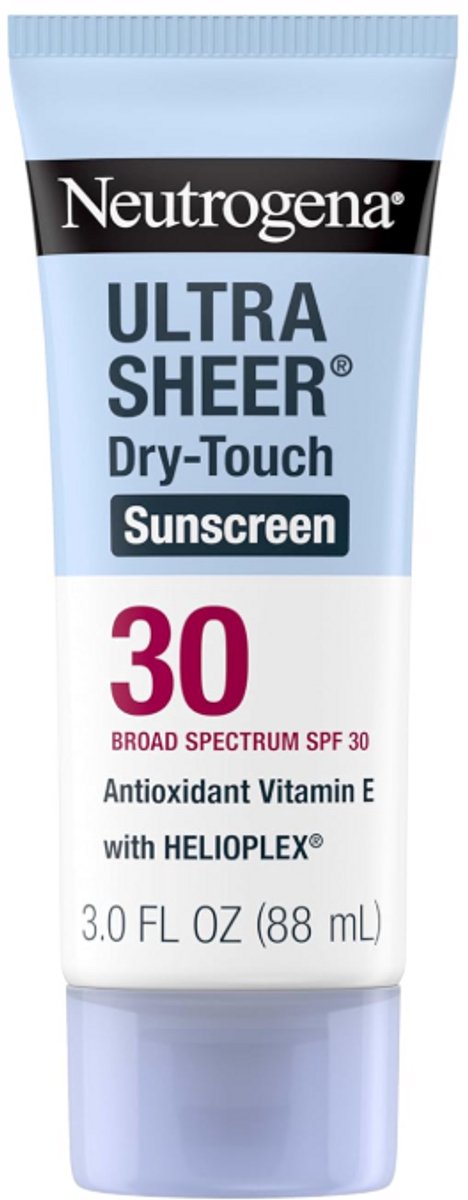 Neutrogena Ultra Sheer Dry-Touch Zonnebrand SPF 30 – Lichtgewicht Sunscreen Gezicht & Lichaam – Waterbestendig 80 min – 88 ml