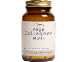 Laveen Vega Collageen Multi+ voor haar, huid en nagel - 60 capsules - Vegan Collageen - met Biotine en Silicium - 100% natuurlijk - 60 stuks