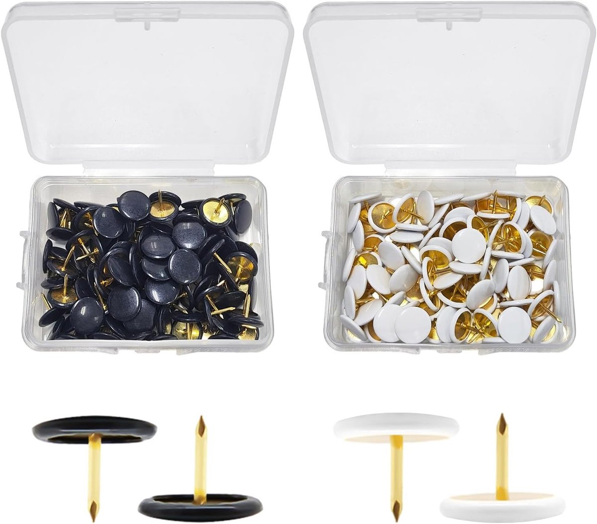 Ronde Kop Naalden - 200 Stuks, Foto Bevestigingspennen, Papier Fixatie Gereedschap voor DIY Creaties en Decoratie Accessoires