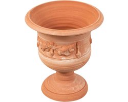 Terracotta Sierpot - Bloempot Binnen Buiten - Planten Decoreren - Handgemaakt Italiaans Vakmanschap - 35x40x35 cm - Terracotta