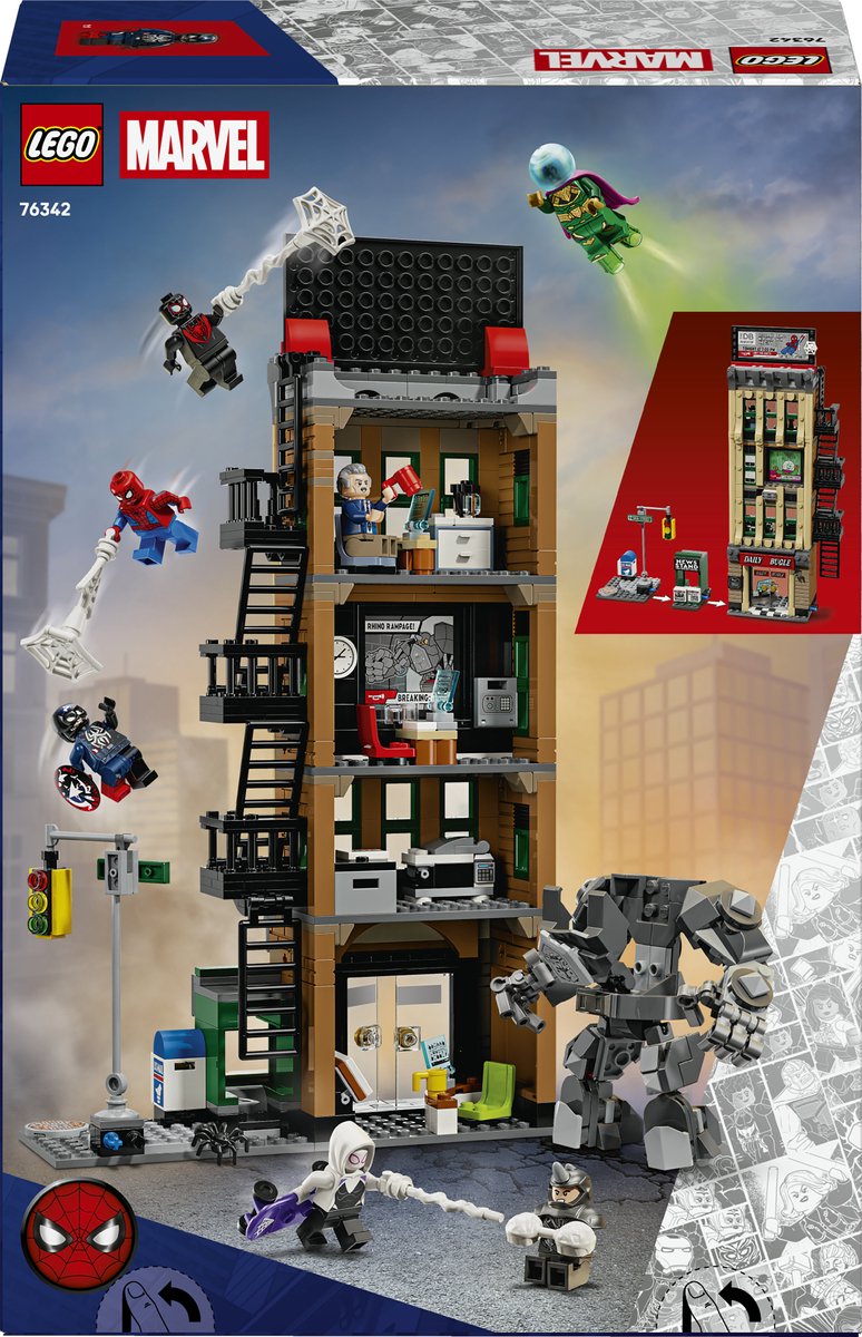 LEGO Marvel Spider-Man vs. Mysterio: de Daily Bugle Bouwpakket - 76342 – foto 8