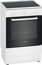 Bosch HKA004020U - Serie 2 - Fornuis - Vrijstaand elektrisch fornuis - Keramisch - Wit - Energielabel A