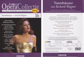 DVD-hoes van Tannhäuser van Richard Wagner uit de Opera Collectie, met een portret van sopraan Waltraud Meier op de voorkant en informatie op de achterkant.