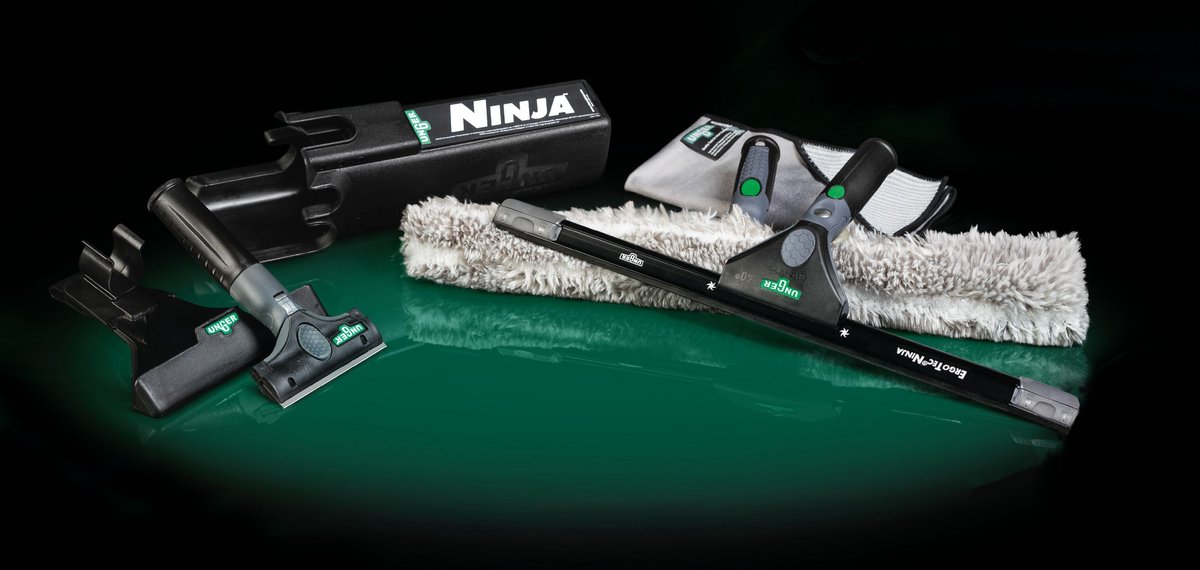Unger ErgoTec Ninja Professionele Glasreinigingsset 6in1 - 45cm