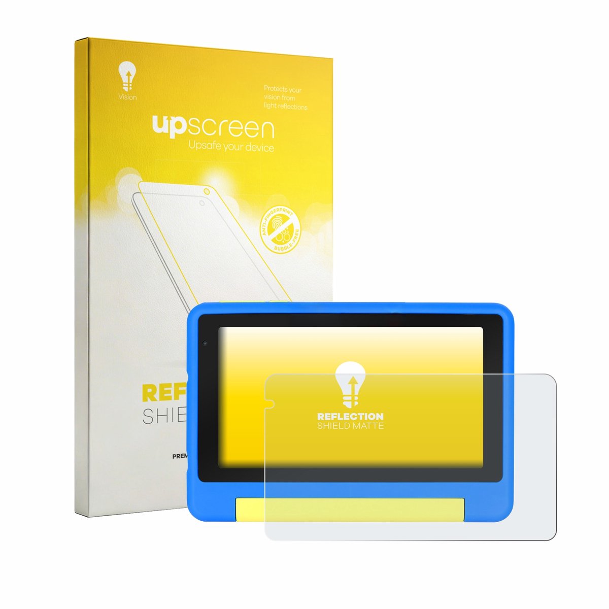 upscreen - Screenprotector voor Bufo Kids Tablet 7" - Folie Beschermfolie anti glare matte