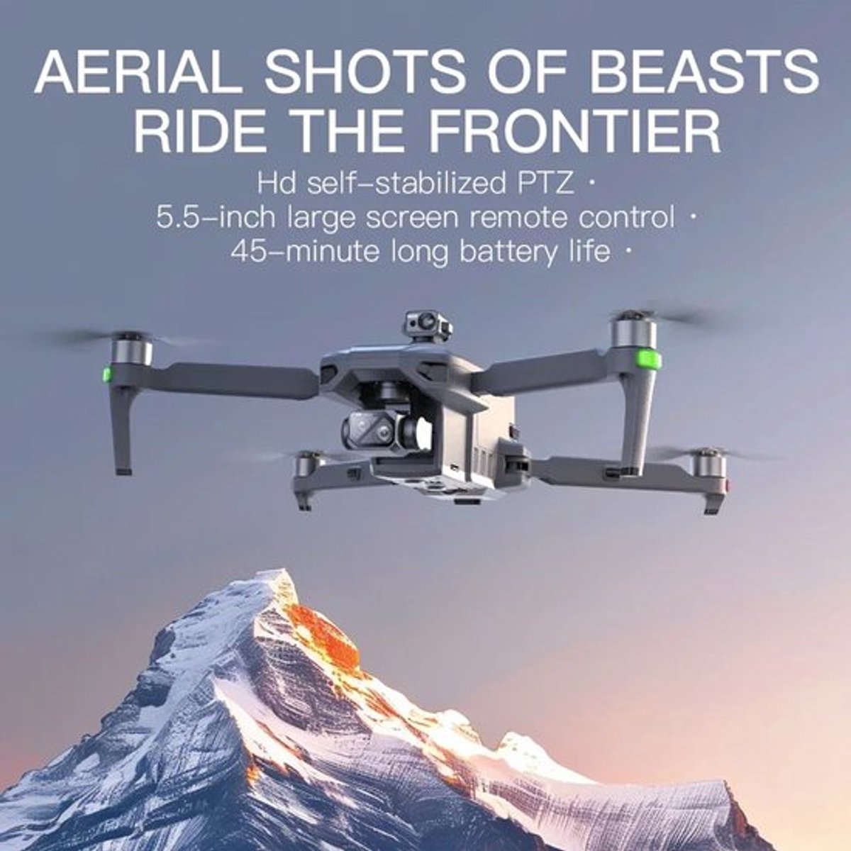 4K Camera Drone – Luchtcamera – FPV Drone – Vliegdrones – GPS Drone – 40 Minuten Vliegtijd – 5GHz Signaal