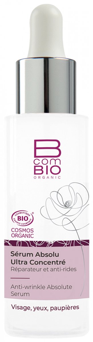 BcomBIO Organic Absolute Ultra Geconcentreerd Serum Voor Gezicht, Ogen en Oogleden 30 ml