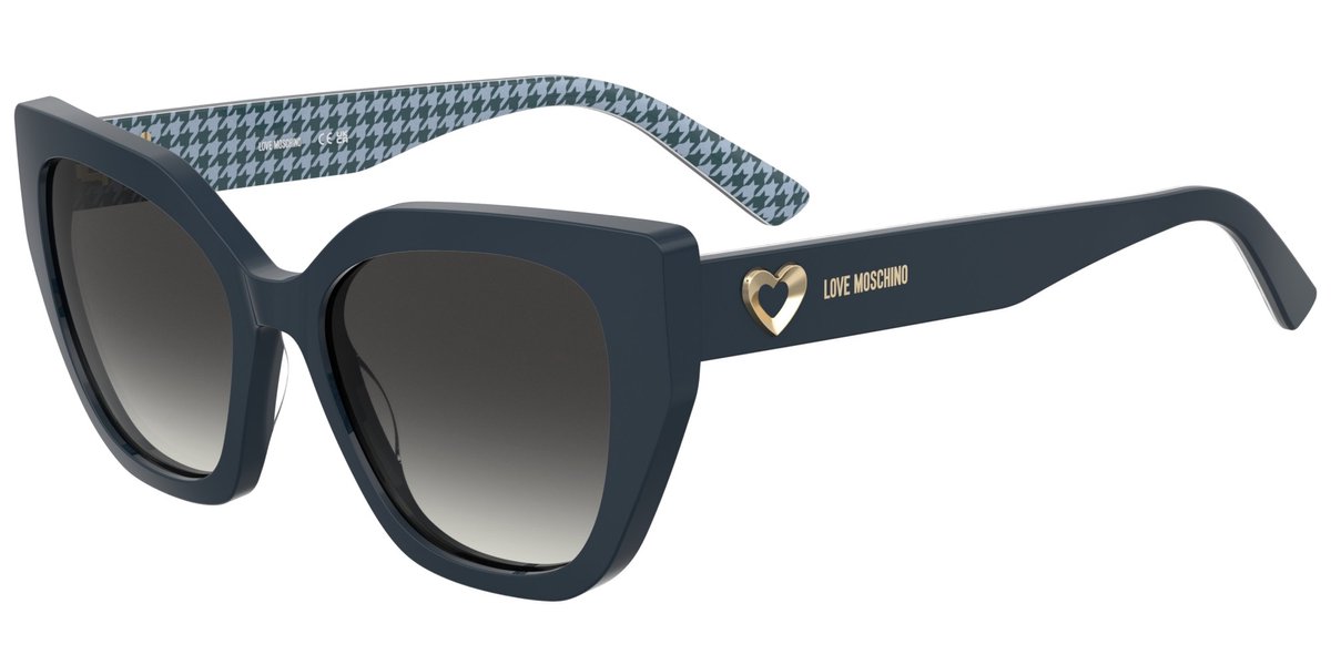 Moschino Love MOL098/S Blue pattern 54/18/140 WOMAN Zonnebrillen