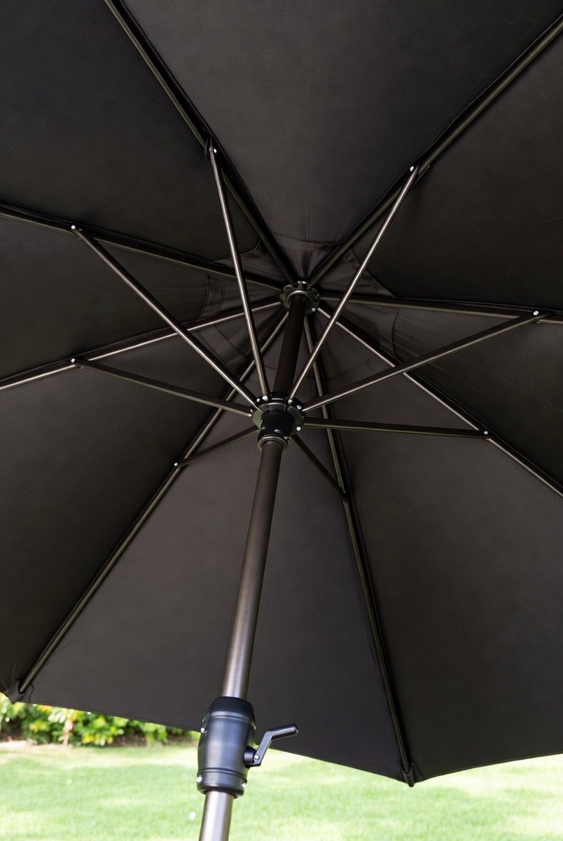 Dubbele Kantelbare Tuinparasol 160×300 cm – Grote Rechthoekige Marktparasol met Zwengel en Kantelfunctie – Windbestendige Aluminium Terrasparasol – UPF 50+ UV-Bescherming – Balkon, Tuin & Horeca Mobili Bella