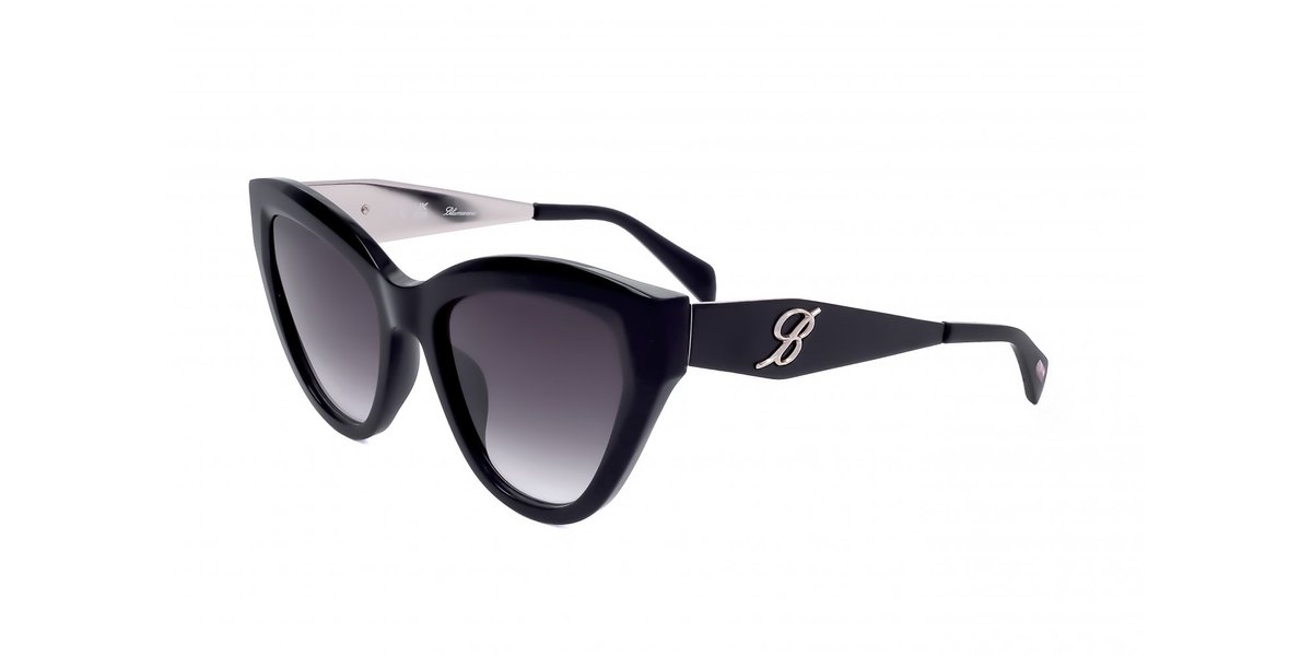 Blumarine SBM828 Shiny black 53/20/140 WOMAN Zonnebrillen