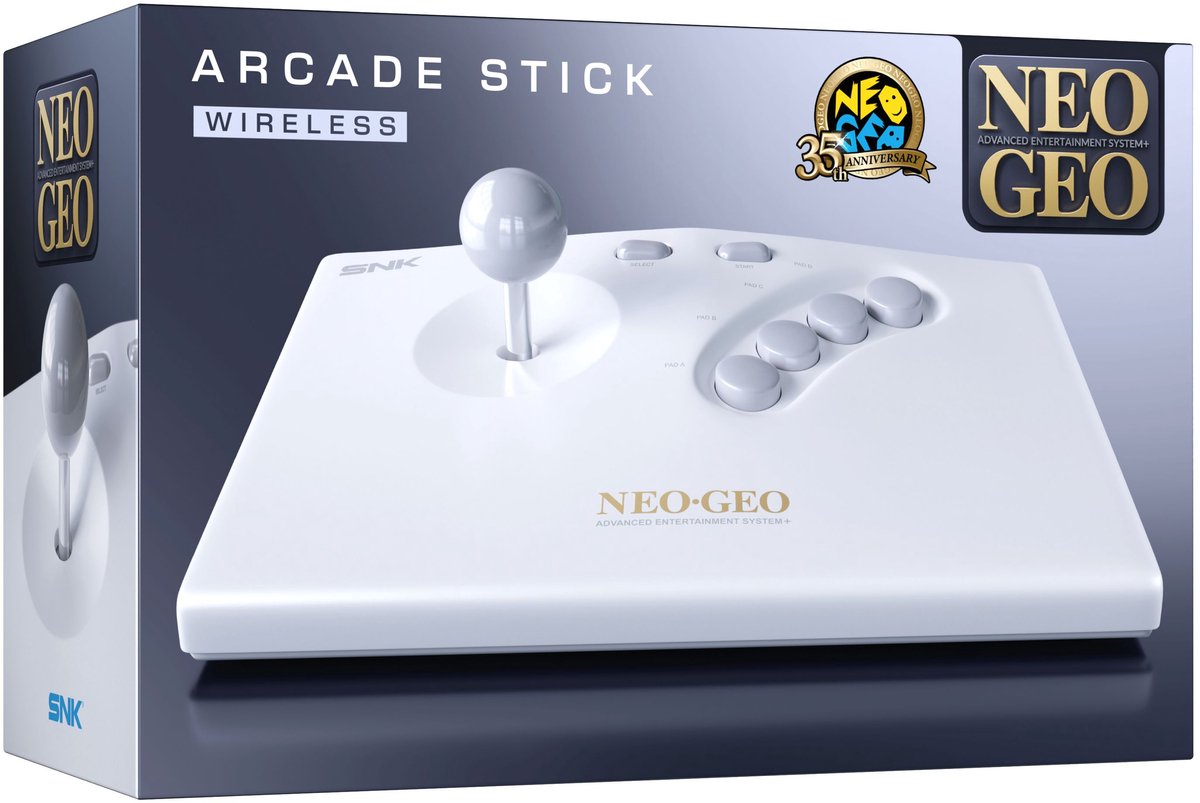 NEOGEO AES+ Draadloze Arcade Stick - Wit
