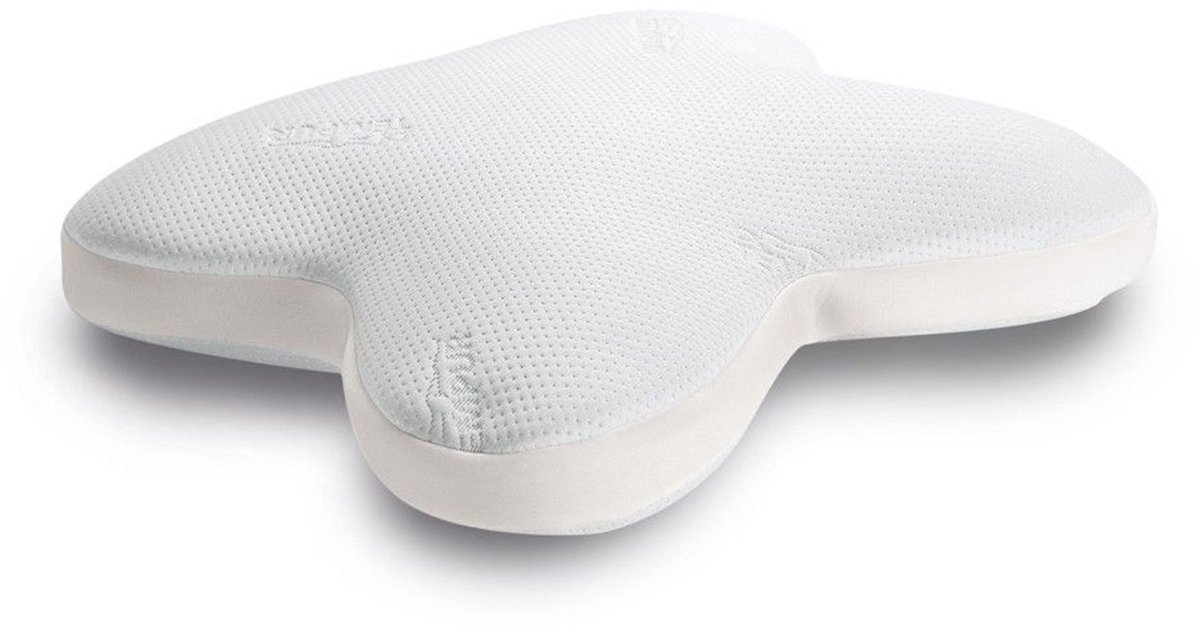 TEMPUR Ombracio hoofdkussen 50 x 60 cm Ergonomisch Buikslaperkussen - Wit Model