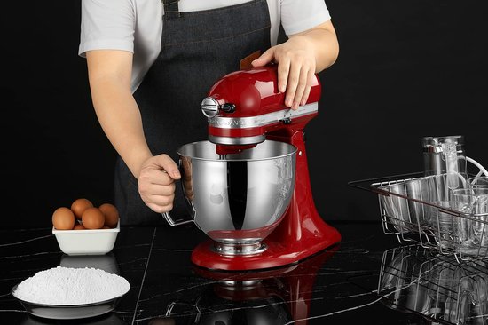 Roestvrijstalen Mengkom - Reservekom Keukenmixer - Bakken en Koken - Vaatwasmachinebestendig - 47 Liter - Zilverkleurig — afbeelding 4