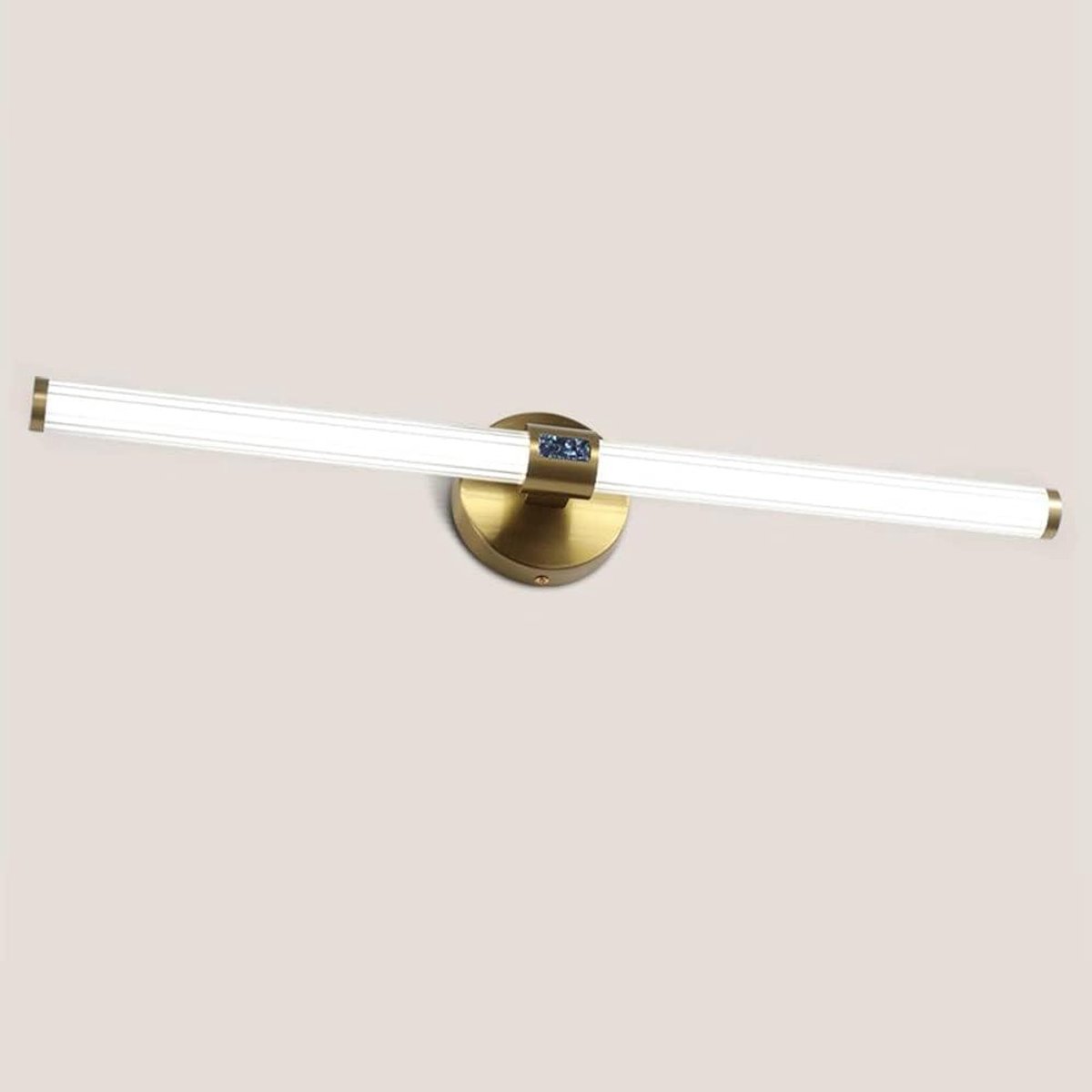 LED Badkamer Verlichting - Spiegellamp Wandlamp - Make-up Aanbrengen - 360 Graden Licht - 4000K Natuurlijk Licht - Chroom