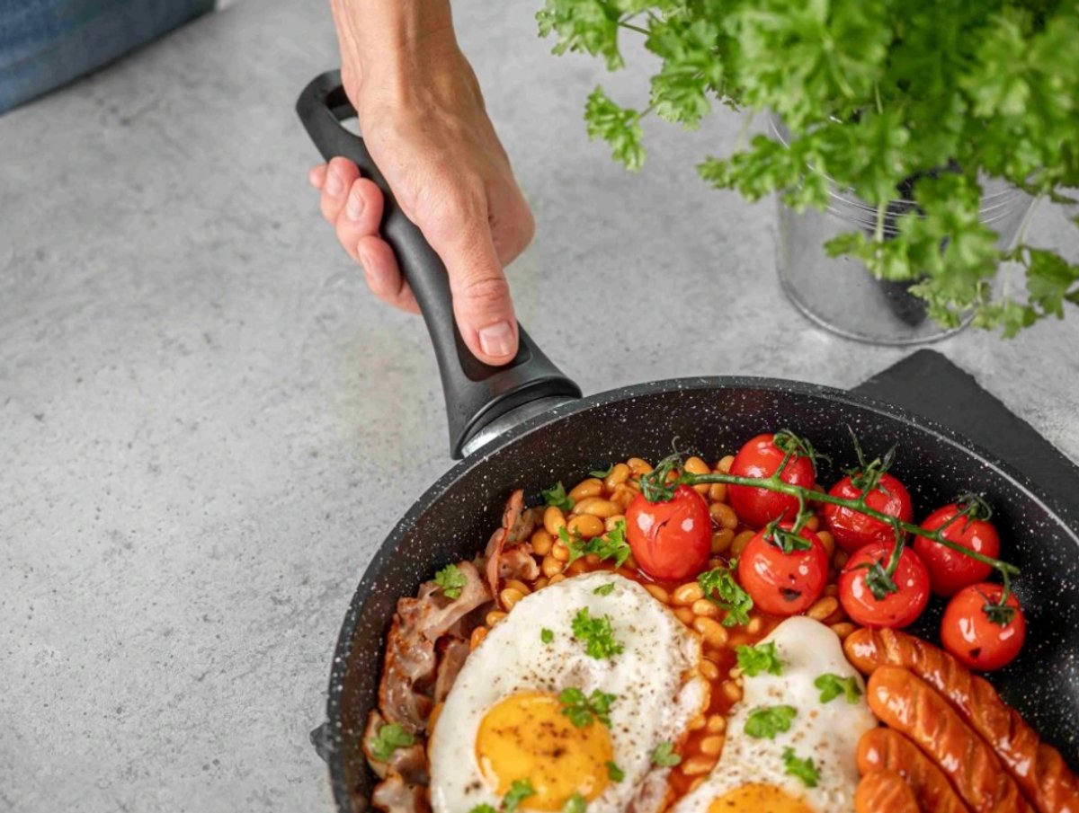 Remoska® Europa Hapjespan 24 cm – Diepe koekenpan met antiaanbaklaag