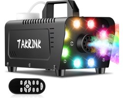 Rookmachine met RGB LED Verlichting en Draadloze Afstandsbediening voor Feesten en Evenementen