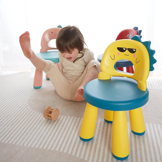 Quvo® Peuterstoel - Kinderstoel - Peuter Stoel - Geel - 29cm x 28cm x 47cm van quvo — afbeelding 4