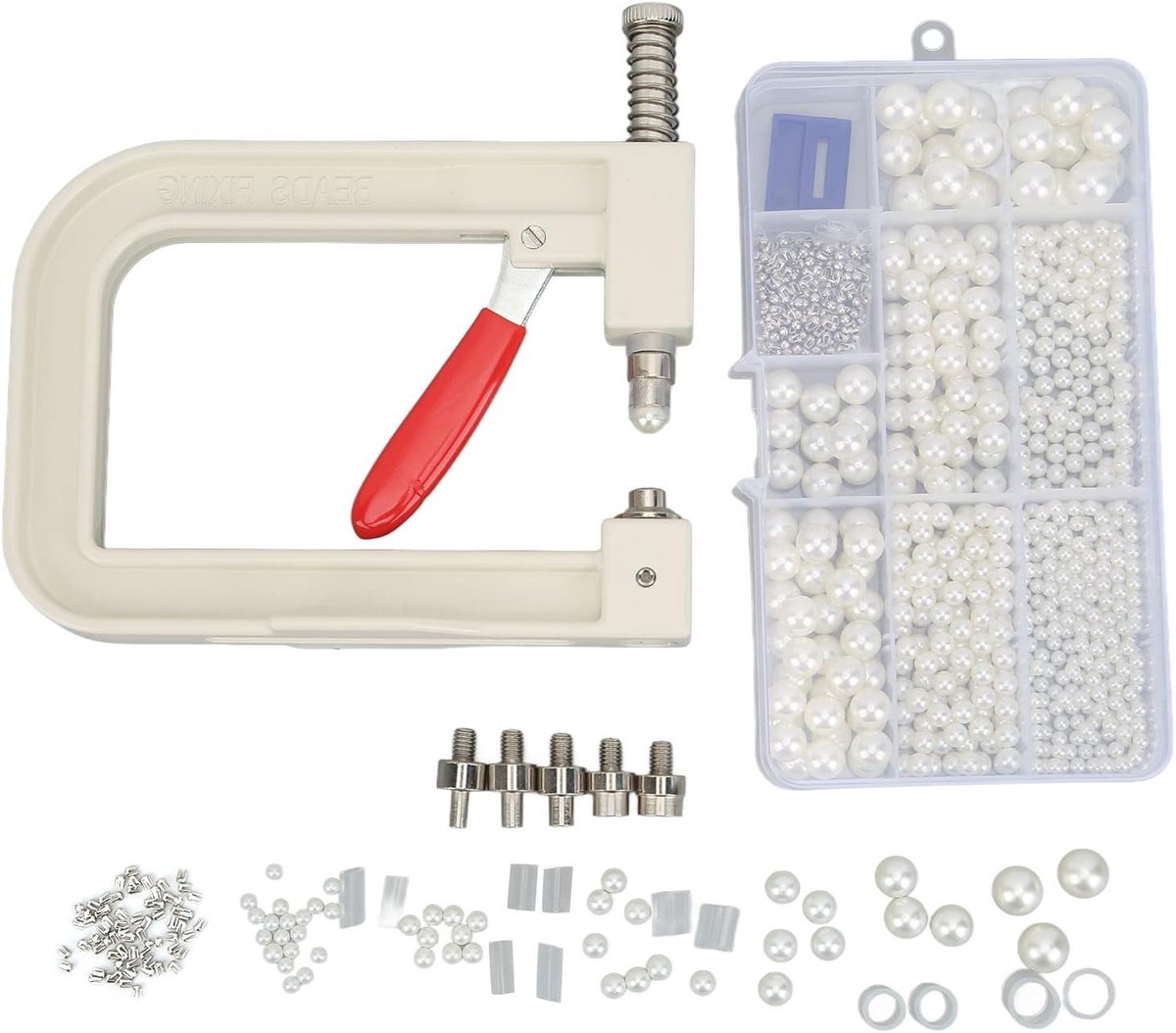 Handmatige Rivet Bead Setting Machine voor DIY Accessoires, Perfect voor Hoeden, Schoenen, Kleding en Tassen