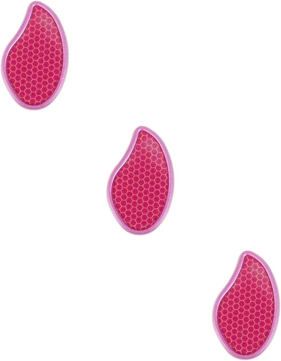 Voetvijl Set - Voetrasp Pedicure - Dode Huid Verwijderen - Glazen Schuurvlak - 10.5 cm - Roze
