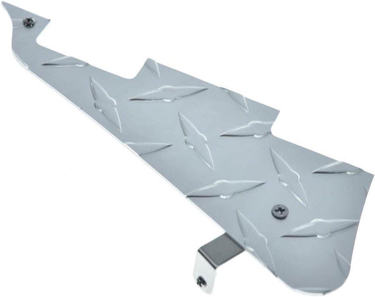 Elektrische Gitaar Pickguard van Aluminium met Chrome Stalen Beugel en Montage Schroeven voor Les Paul - Bescherming tegen Krassen en Versterking van Geluid