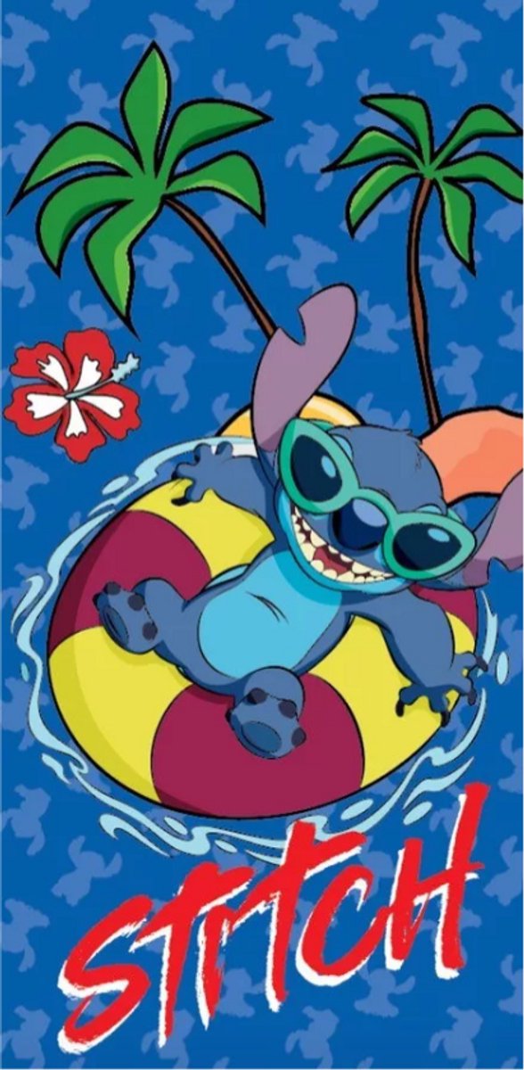 Lilo en Stitch badlaken - Lilo en Stitch handdoek - Stitch strandlaken - Lilo en Stitch