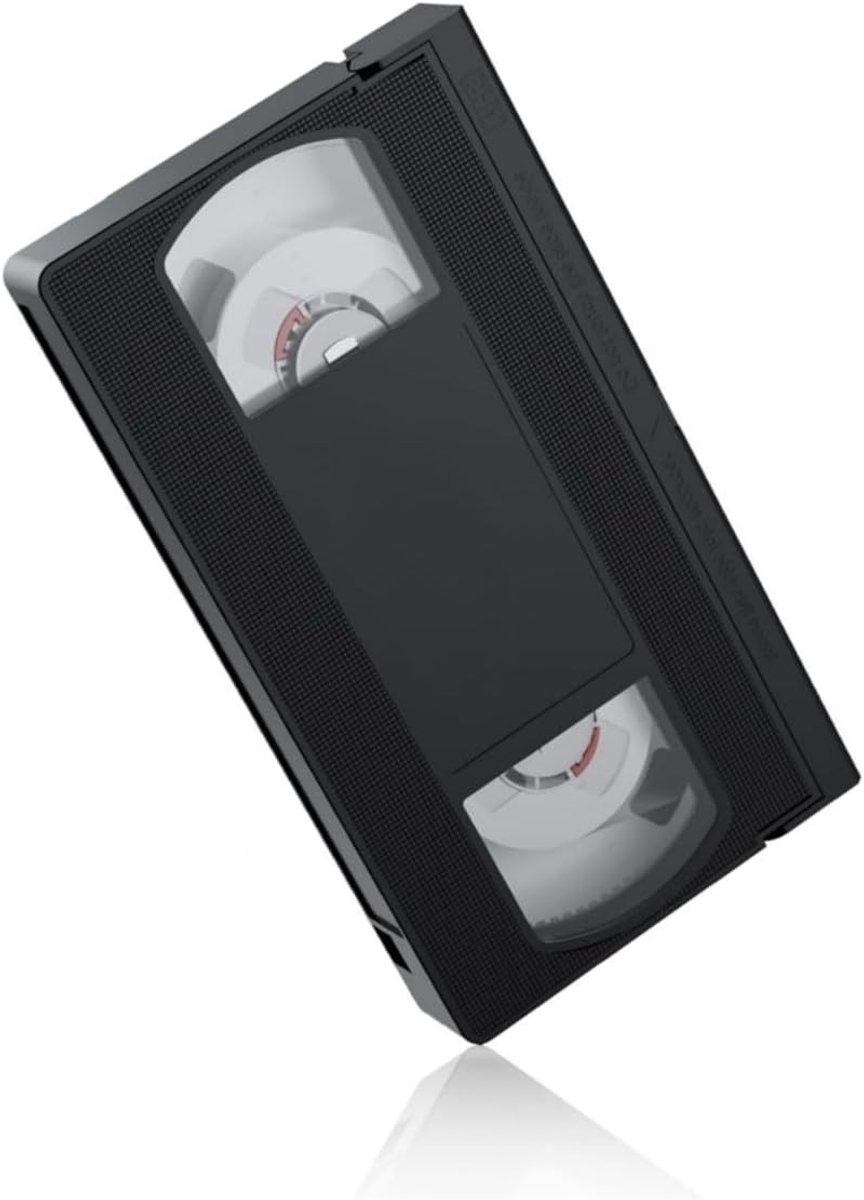 VHS/VCR Spelers Hoofdreiniger met Droog Reinigingssysteem, Herbruikbaar tot 50 Keer, Eenvoudig in Gebruik en Effectief voor Video Kwaliteit