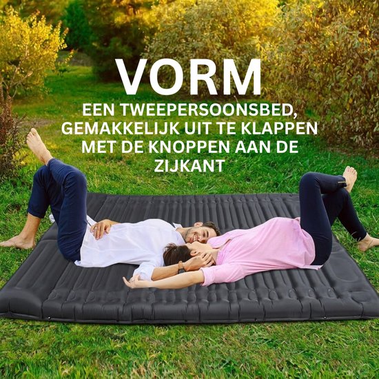 HEZIVO® Slaapmatje Zelfopblazend - Luchtbed Kamperen - Camping Matras van Merkloos — afbeelding 4
