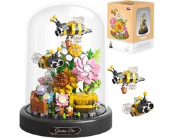 Taishengda - Mini Kunstbloemen Boeket - Bloemenboeket in Stolp - Bouwsets Volwassenen - Botanical Flowers Collection - Botanical Bloemen - Bouwsets - Niet geschikt voor LEGO Fisher-Price - Bij - Decoratie voor Huis, Cadeau, Kerst, Oudjaar, Nieuwjaar