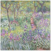 Affiche de Jardin Le jardin de l'artiste à Giverny - tableau de Claude Monet - 200x200 cm - Toile jardin