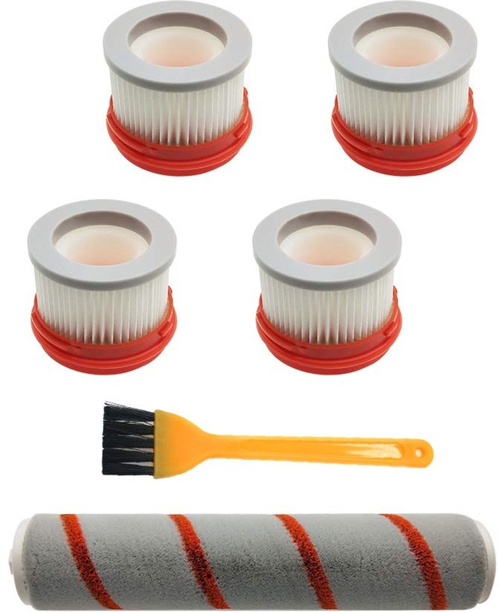 Allecto - HEPA-filter - Draadloze stofzuiger accessoires - Voor thuisgebruik - Rolborstel en filter - Houdt huisstof en allergenen weg - Geschikt v...