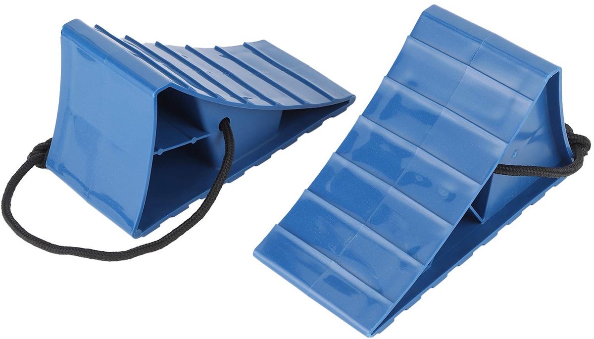 aladdien - Bandenstopper - Draagbare rubberen wielkeg - Antislip parkeeraccessoires - Populaire kleur - Geschikt voor auto aanhangers en caravans