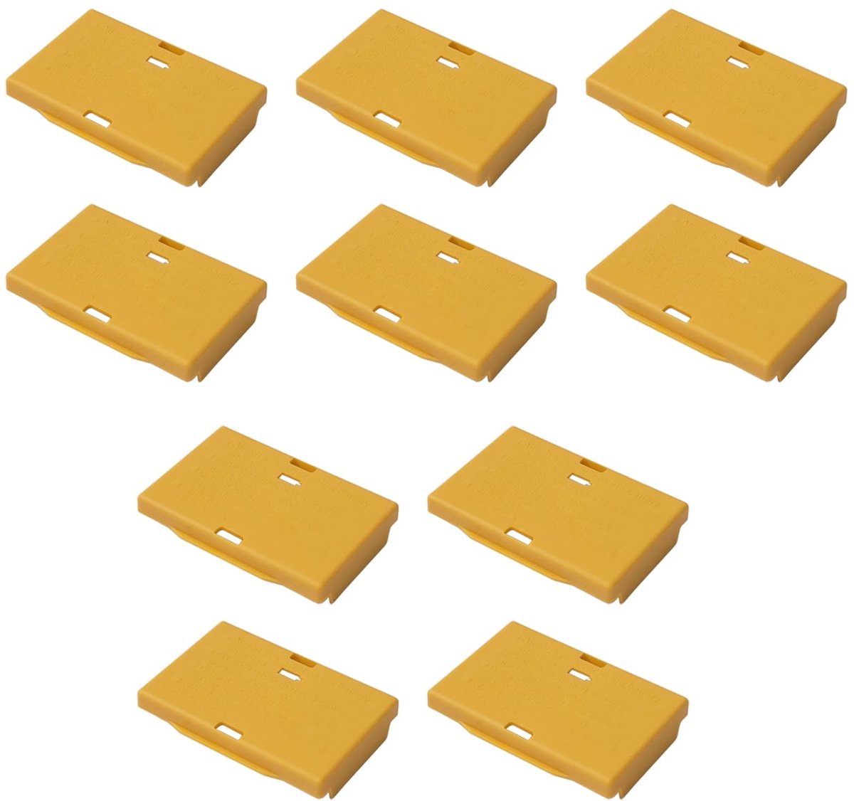 Allecto - Camera Batterij Bescherming Cover - LP-E6 - Compatibel met EOS 5D Mark II - 10 Stuks - Bescherming voor Camera Batterij - Geschikt voor F..