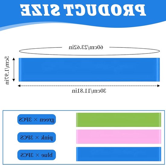 Dikke Elastische Stoelbanden voor Kinderen - 9 Stuks, Flexibele Sensorische Band voor School en Thuis, Ideaal voor ADHD en Concentratie tijdens Yoga van Merkloos — afbeelding 5