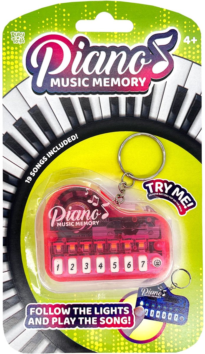 Muziek memory spel sleutelhanger - educatief speelgoed muziekspel.