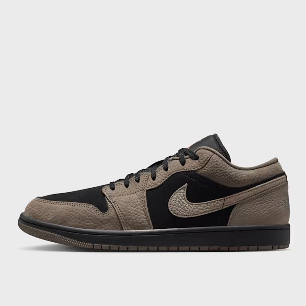 Jordan 1 Low Zwartt Sneakers Unisex
