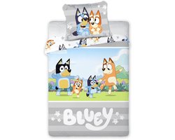 Bluey Dekbedovertrek Sleep 140 x 200 GroteKussensloop 70x90 katoen