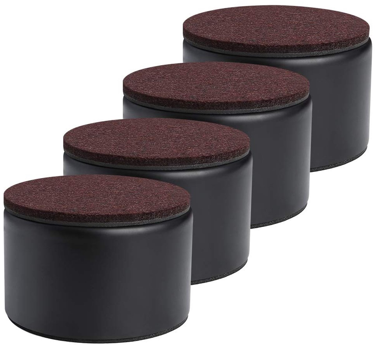 aladdien - Meubelverhogers - Verhoogde meubels - Ergonomisch - 8 cm - Stevig - Ondersteuning tot 900 kg per poot - Geschikt voor diverse meubels