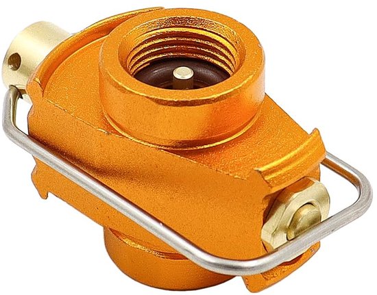 Allecto - Camping Gas Saver - Gas Converter Shifter - Praktisch en herbruikbaar - Gouden - Butaangas Cartridge Converter - Veilig buitengebruik - C... van Merkloos — afbeelding 5