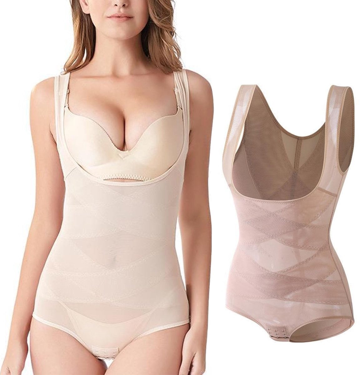 ONF3 - Shapewear voor vrouwen - Buikcontrole slipje - Comfortabel en ademend - Hoge taille - Billenlifter - Afslankend ondergoed - Geschikt voor...