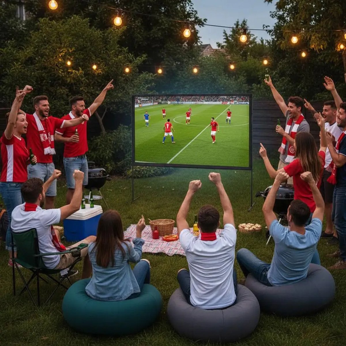 Sensova - Portable Projectiescherm met Statief - 100 inch 254 cm - 16:9 HD - Dubbelzijdig Anti-Kreuk - Inclusief Draagtas