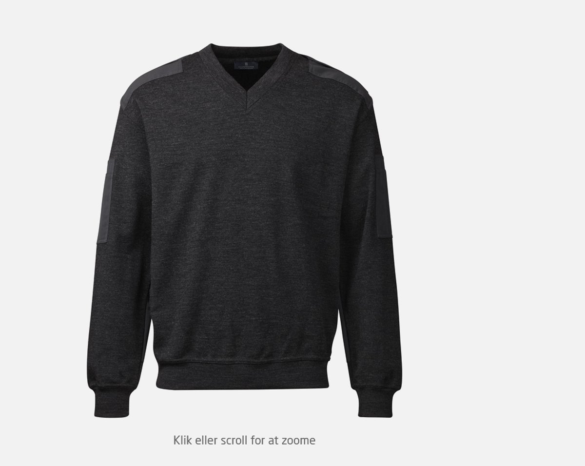 CC55 werktrui commandotrui Pullover Oslo Charcoal melange, | Maat 48