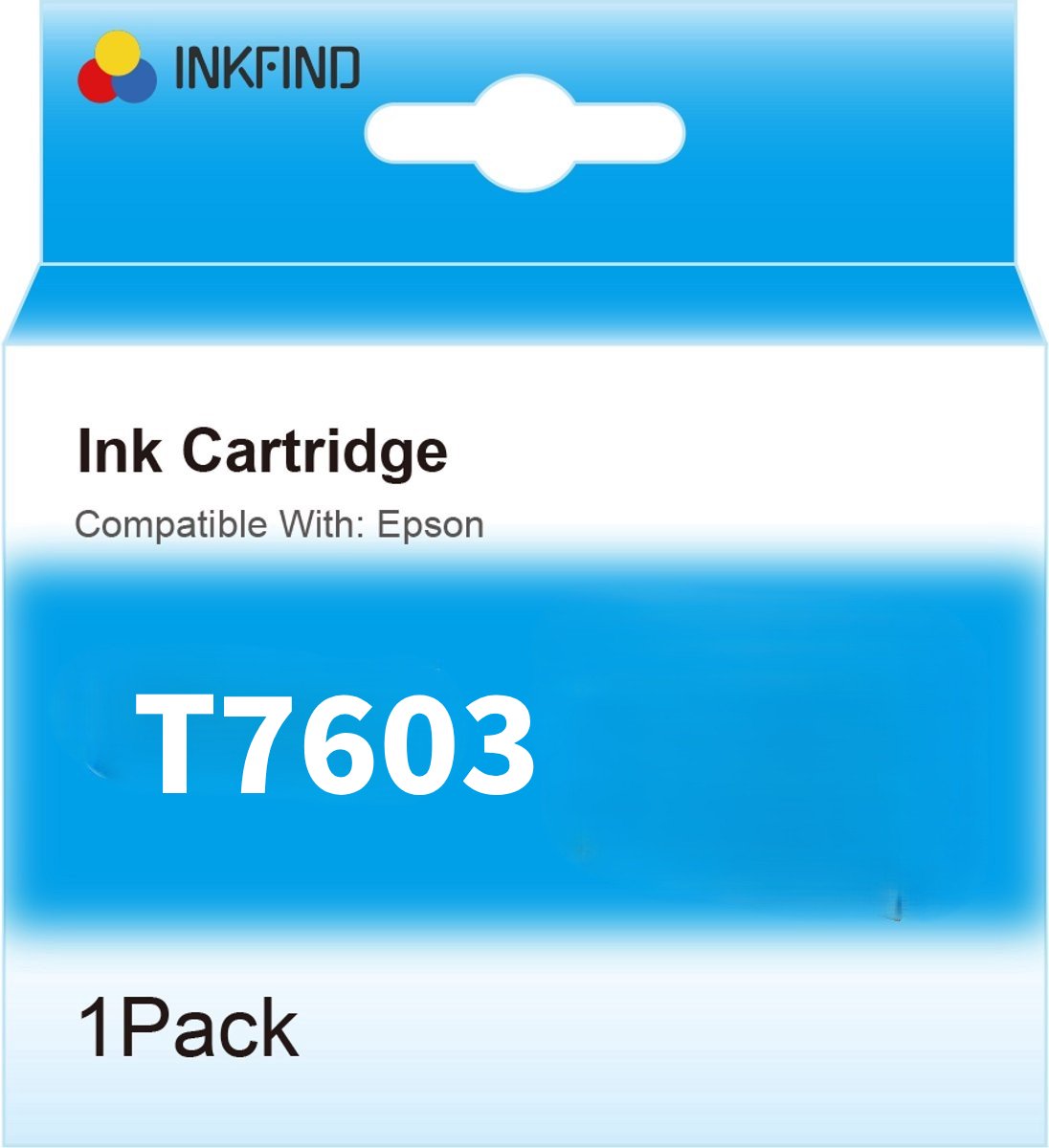 INKFIND T7603 Vivid Magenta inktcartridge compatibel met Epson T7603 Geschikt voor Epson SureColor SC-P600 SC P600 SC P600 -1-pack VM