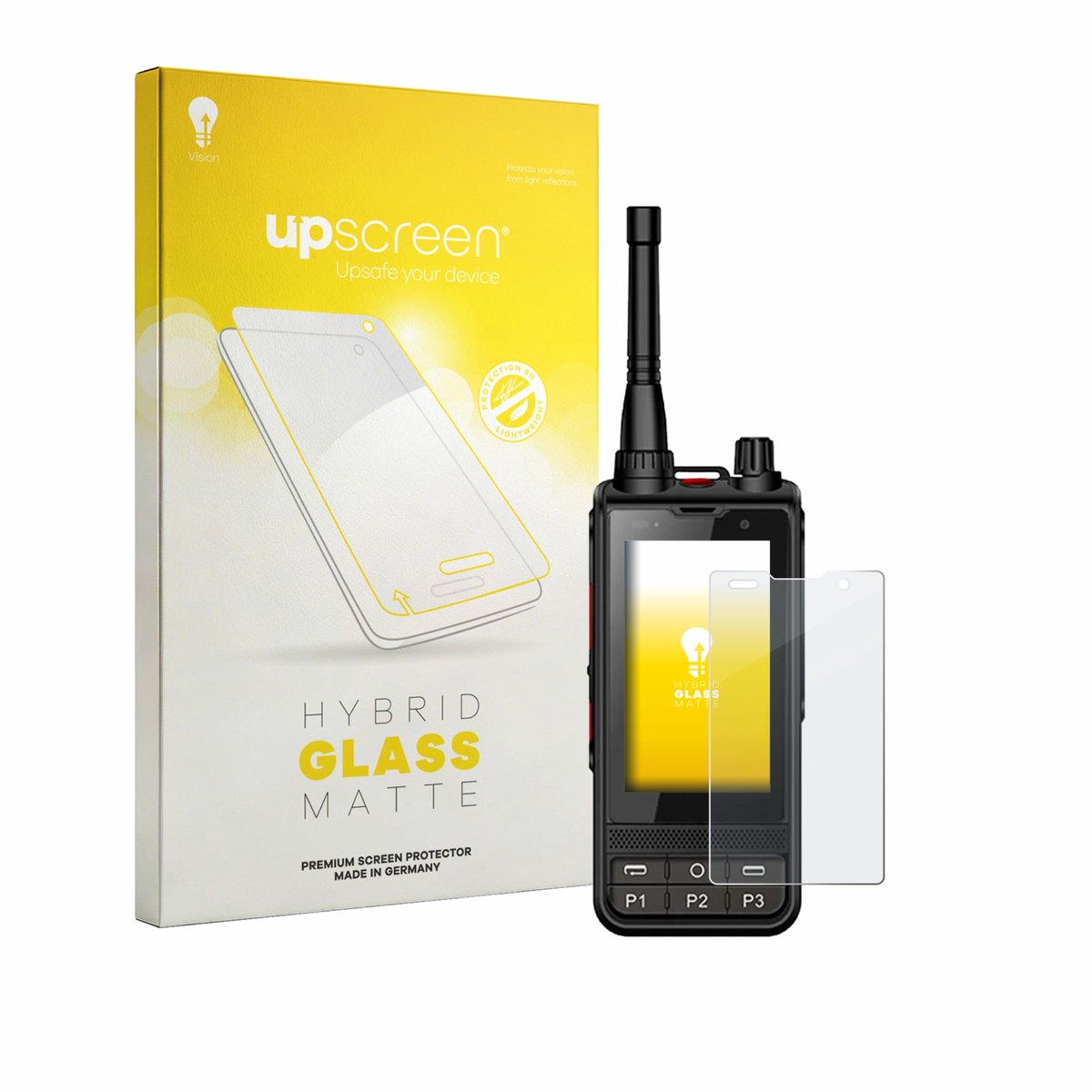 upscreen - Screenprotector voor ANYSECU W6 Plus - Folie Beschermfolie Beschermglas matte