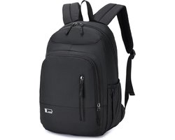 Cabin Luggage Backpack 40x20x25cm - Ultralight Reisrugzak 20L voor Werk, Studie en Vakantie - Geschikt voor Mannen en Vrouwen, Zwart