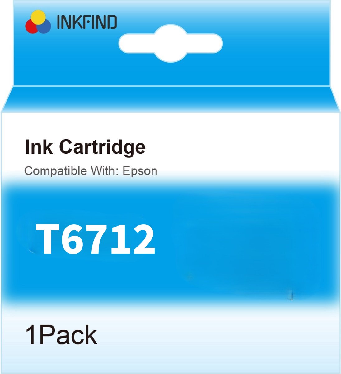 INKFIND T6712 ink maintenance box compatibel met Epson C13T671200 maintenance box voor Epson WorkForce Pro WF-8593 WF-6593WF-6090 WF-6590 WF-8090 WF-8590 WF-R8593 Printer T-6712 -1-pack