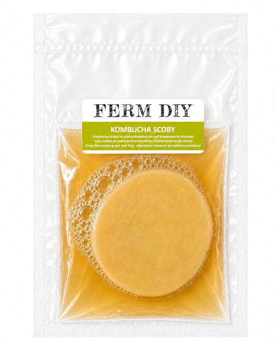 Kombucha Scoby | Biologische Kombucha | zelf kombucha maken | Kombucha zwam | kombucha brouwen | Scoby mat | Startervloeistof