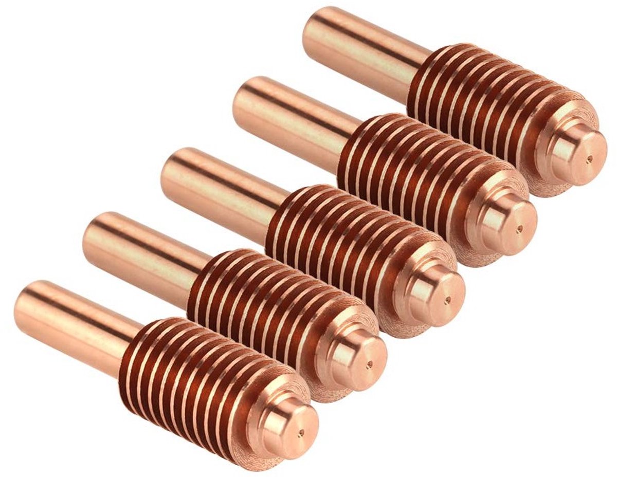 Plasma Electrodes Tellurium Koper Set van 5 voor Plasma Cutter - Verbruiksartikelen voor Snijden en Lassen
