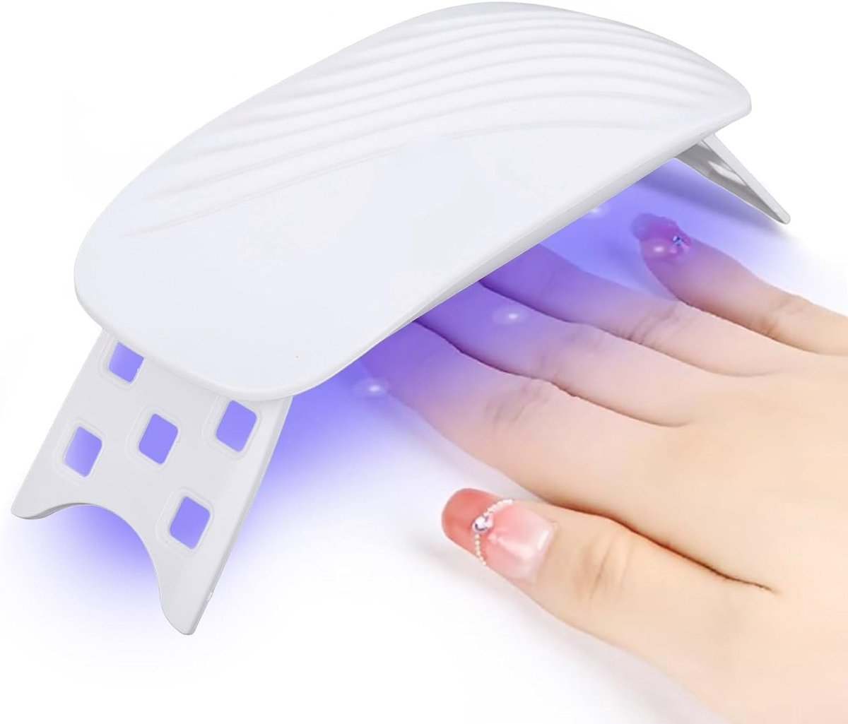 36W UV Lijm Uithardingslamp met 12 LED Lampjes, Vouwbare Stand en USB Aansluiting voor DIY Harsprojecten en Ambachten