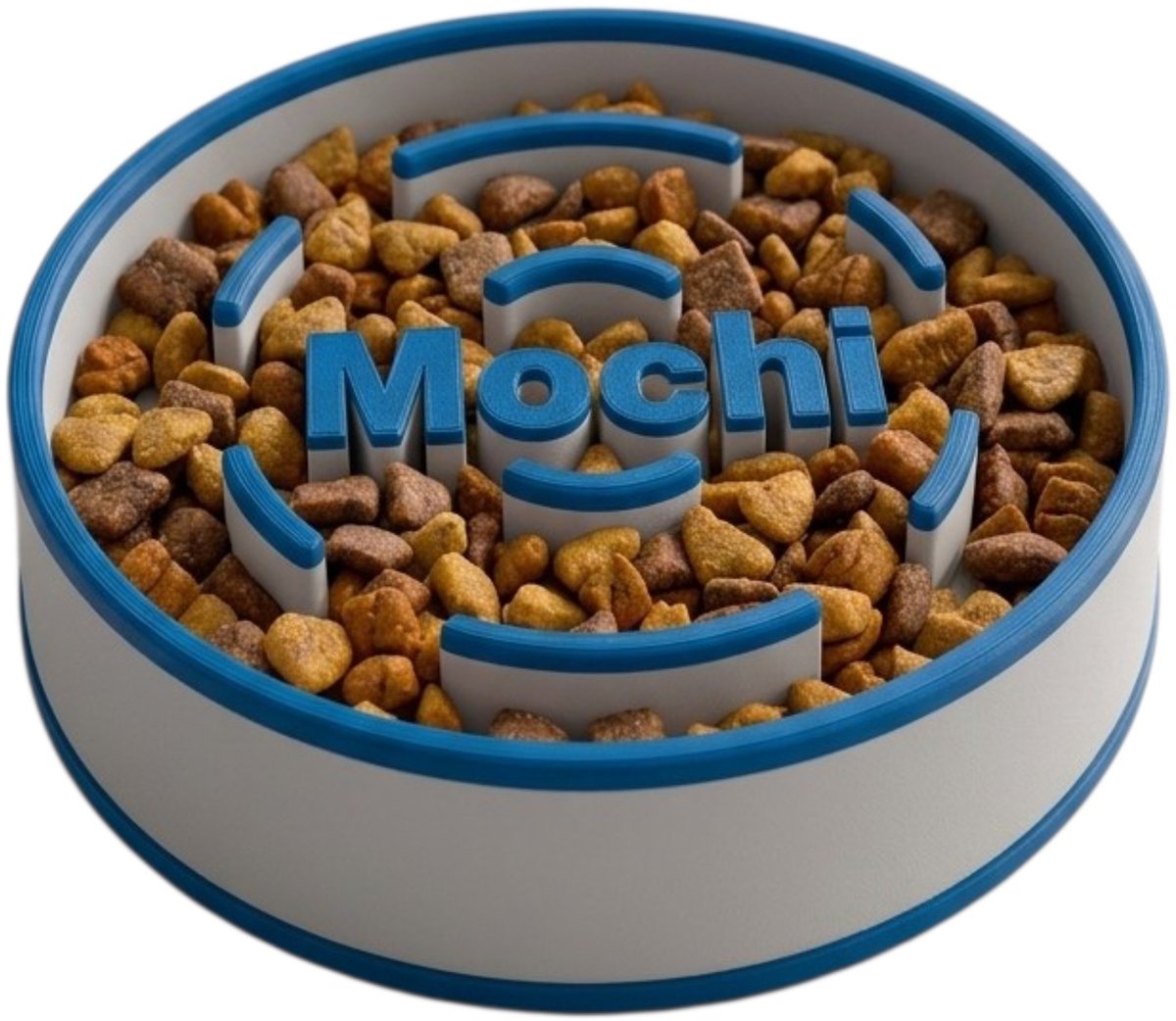 Gepersonaliseerde Slow Feeder Bak Small – Anti-Schrok Voerbak met Naam – Hond & Kat
